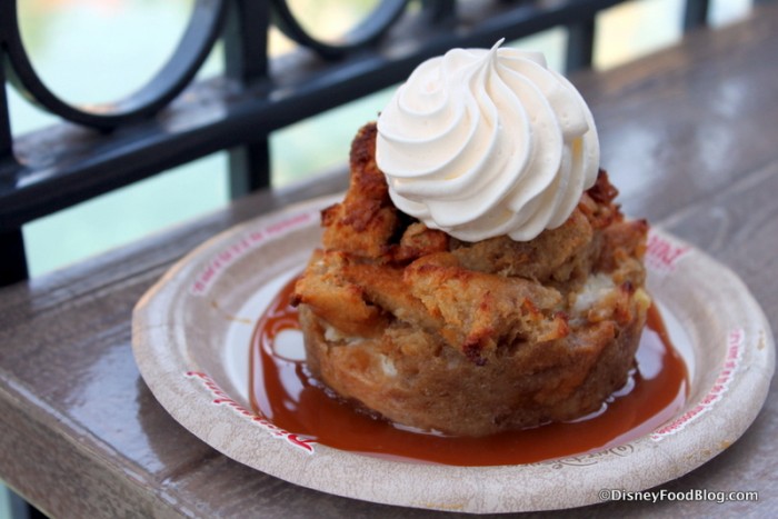Seasonal Bread Pudding -- Apple and Cream Cheese Pudding