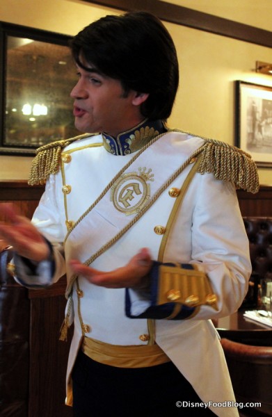 Prince Eric chatting with guests