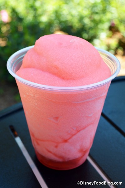 Raspberry Lemonade Slush with Captain Morgan's Spiced Rum at Cool Wash