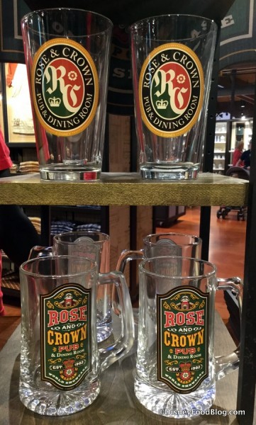 Rose & Crown glassware