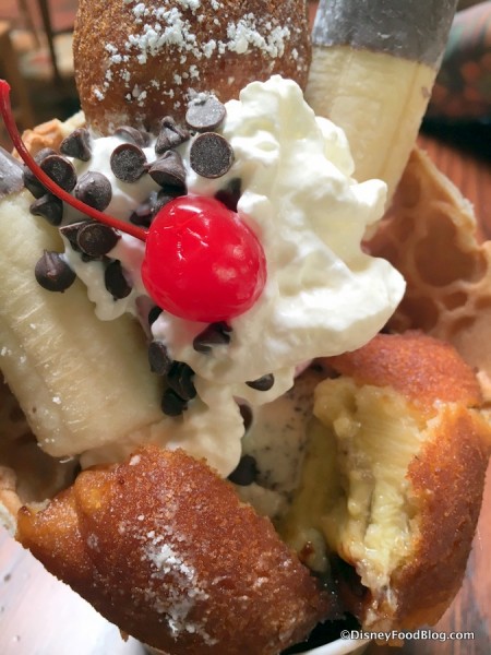 Fried Banana Sundae