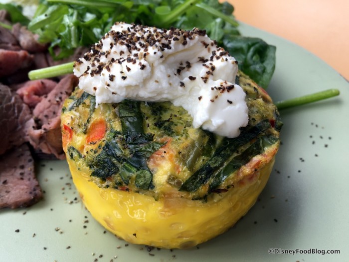Vegetable-Goat Cheese Frittata