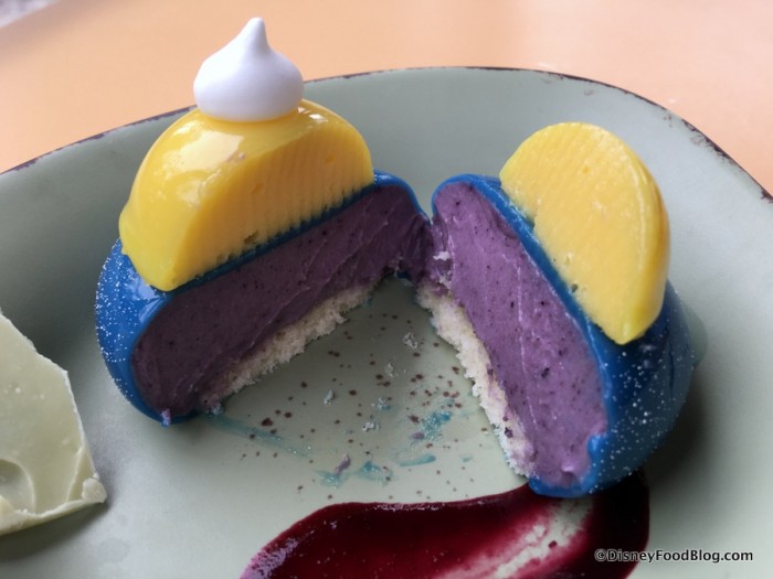 Blueberry Cream Cheese Mousse