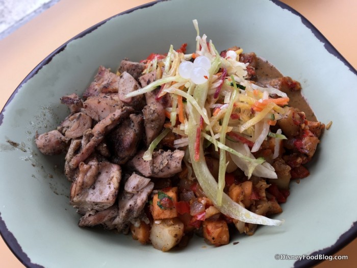 Pandora World of Avatar Satuli Canteen wood grilled chicken bowl May 2017 4