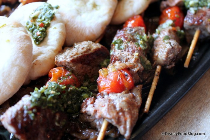 Beef Skewers -- Up Close