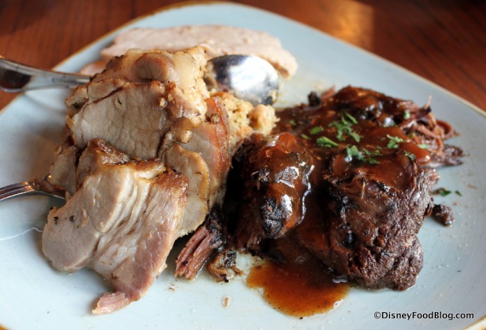 Patriot's Platter -- Pork Roast and Pot Roast