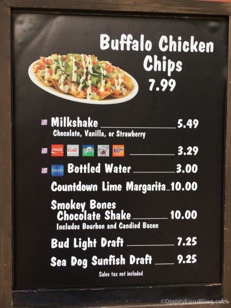 Trilo-Bites Menu