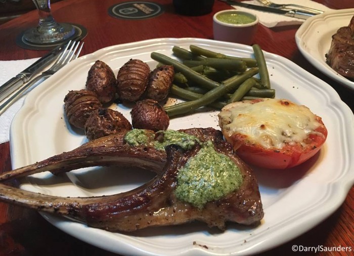 Grilled Lamb Chops with Mint Pesto