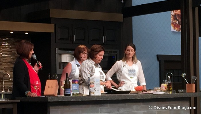 Pam Smith with (L-R)  Heather McPherson, Pam Brandon, and Katie Farmand