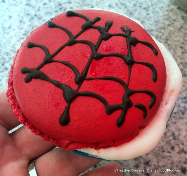 Spiderman Macaron with Ice Cream