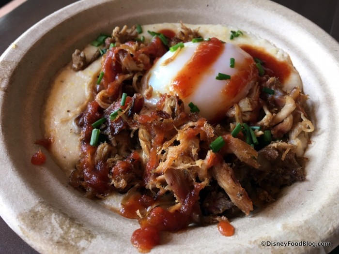 10 Hour Pulled Pork Cheese Grits