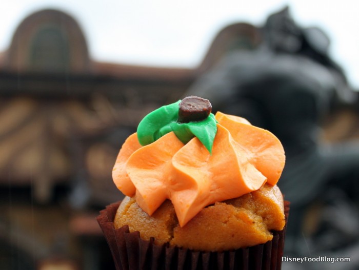 Gaston's Pumpkin Cupcake