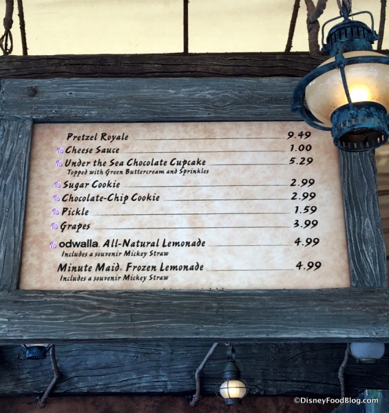 Prince Eric's Village Market Menu