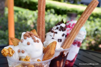 Giant sundaes at Taste Track!