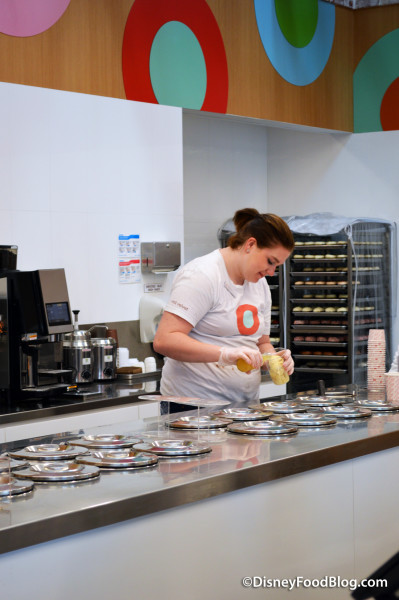 Cast Member Scooping the Ice Cream