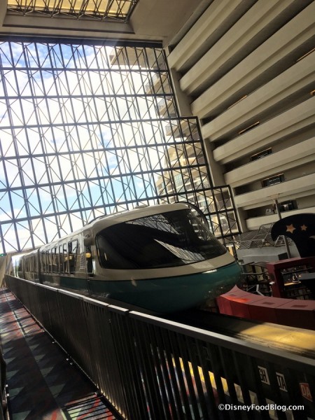Monorail in the Contemporary Resort