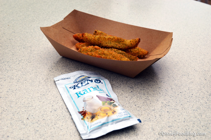 Fried Pickles with Ranch