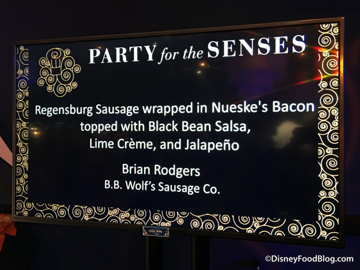 Menu -- Regensburg Sausage by B.B. Wolf's