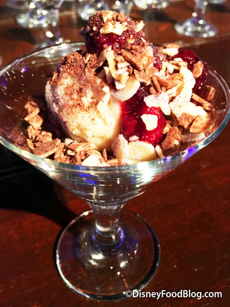 Banana Almond Soft Serve Sundae