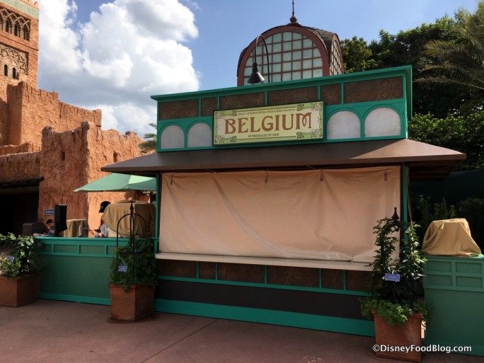 2017 Epcot Food and Wine Festival Belgium Booth