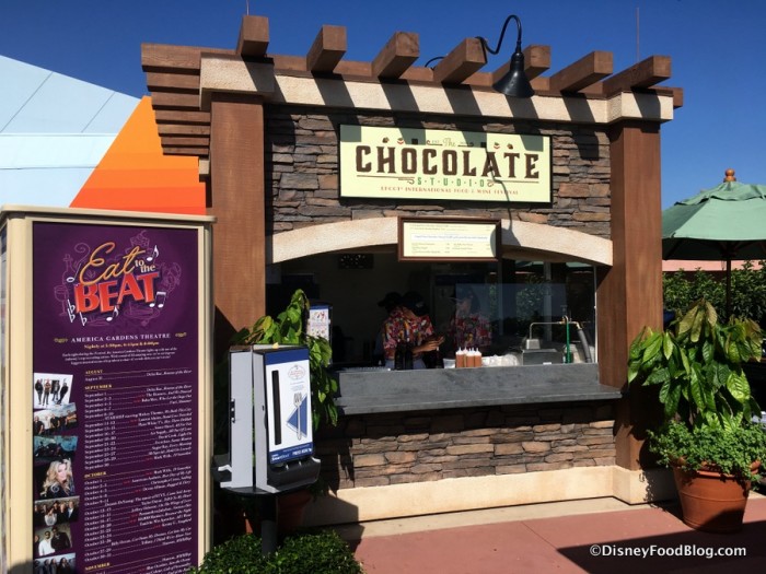 2017 Epcot Food and Wine Festival Chocolate Studio Booth