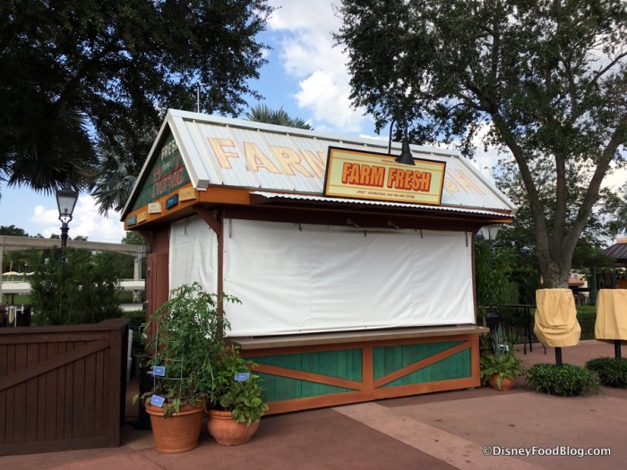2017 Epcot Food and Wine Festival Farm Fresh Booth