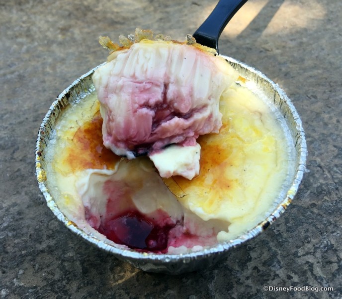 Creme Brûlée with Housemade Raspberry Jam