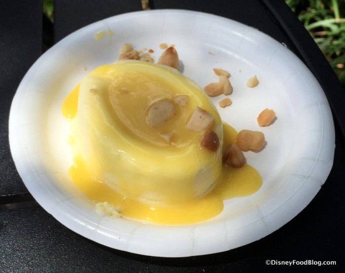 Passion Fruit Cheesecake with Toasted Macadamia Nuts