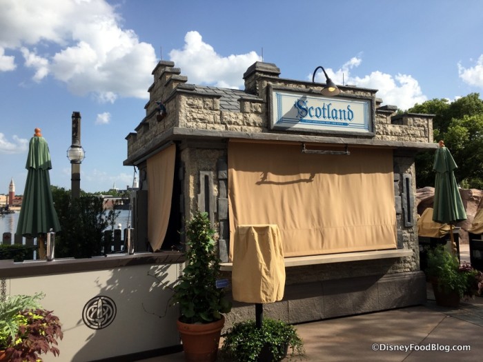 2017 Epcot Food and Wine Festival Scotland Booth