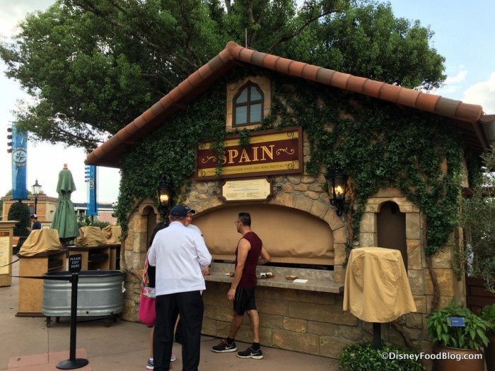 2017 Epcot Food and Wine Festival Spain Booth