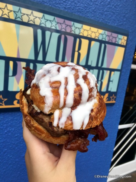 Cinnamon Bun Burger