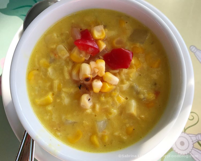 Corn Chowder from River Belle Terrace Fantasmic Menu
