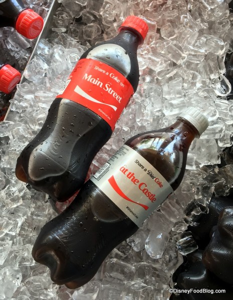 Main Street and Castle Coke Bottles