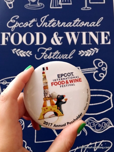 Annual Passholder Figment Eiffel Tower Button