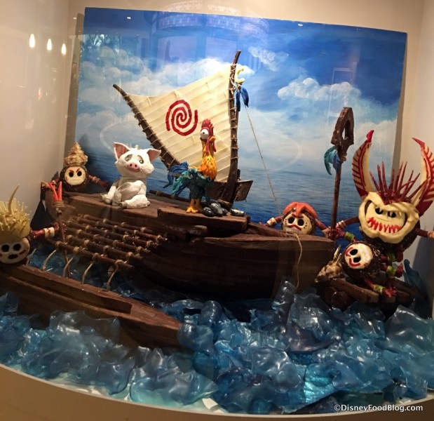 Chocolate Moana Display