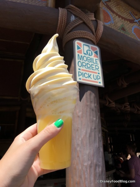 Dole Whip at Aloha Isle