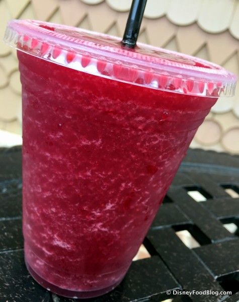 Strawberry Shiraz Wine Slushie