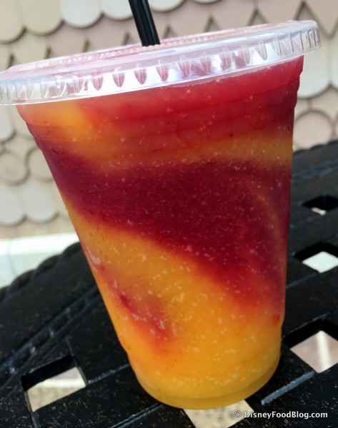 Swirled Wine Slushie -- Strawberry Shiraz and Mango Moscato