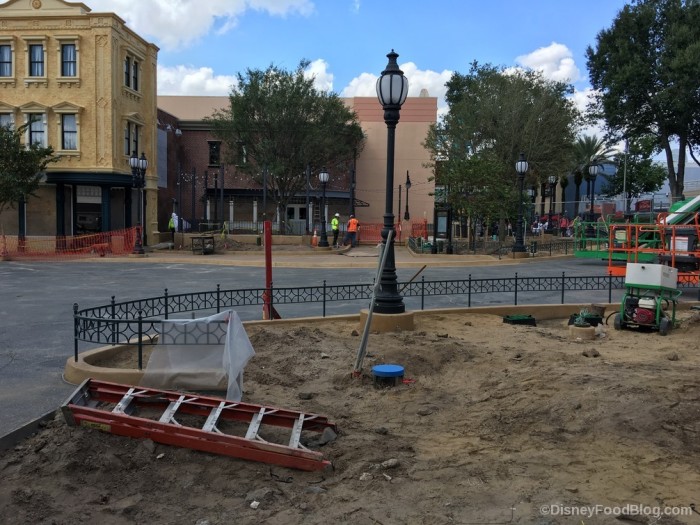 Ladders and construction debris