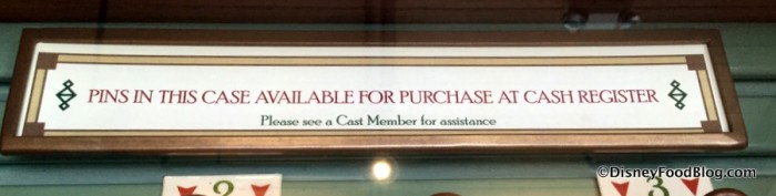 Commemorative Pin sign