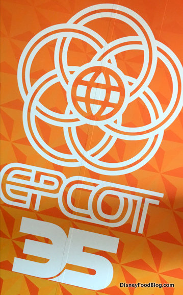 Epcot 35 Signage