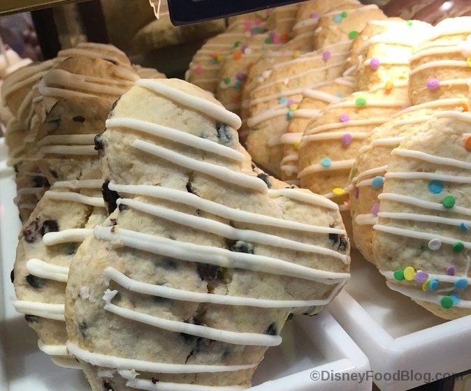 Blueberry Scones along with Mickey Birthday Cake Scones