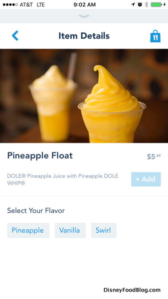 aloha isle mobile order dole whip float
