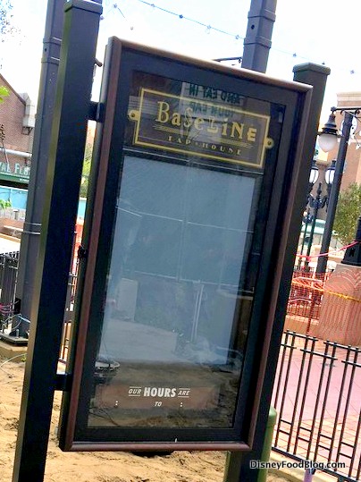 BaseLine Tap House Logo and Signage