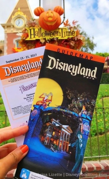 Halloween-ified Disneyland Maps and Times Guide!