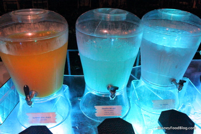 Cold drinks -- including POG juice!