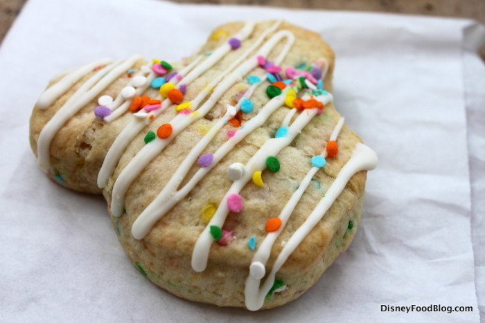 Mickey Birthday Cake Scone at Main Street Confectionery