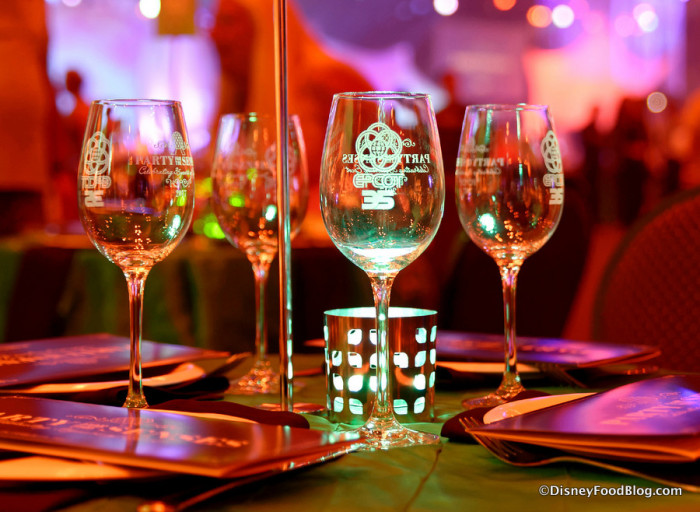 Party for the Senses Epcot 35 Wine Glasses