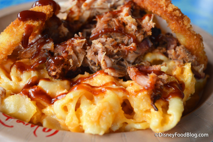 Baked Macaroni and Cheese with Pulled Pork