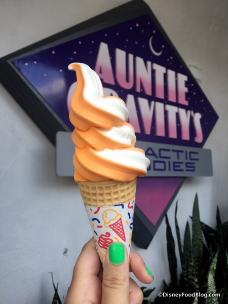 Candy Corn Soft Serve